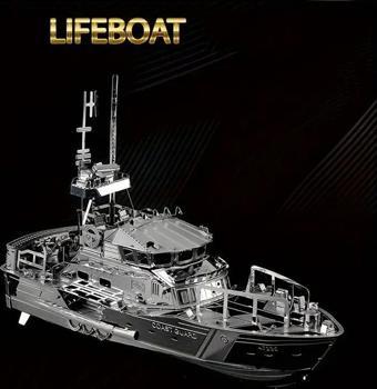 Dıy Life Boat Can Kurtaran Botu 3D Metal Puzzle Bulmaca 14+ Yaş Üstü 