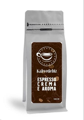 KAHVEDEBİZ Espresso Crema E Aroma Çekirdek Kahve 1 Kg