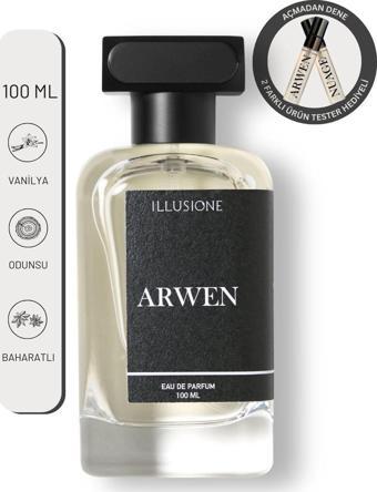 ILLUSIONE Arwen Edp Erkek Parfüm 100Ml | Vanilya-Odunsu-Baharatlı | Lavanta, Safran, Amber, Paçuli