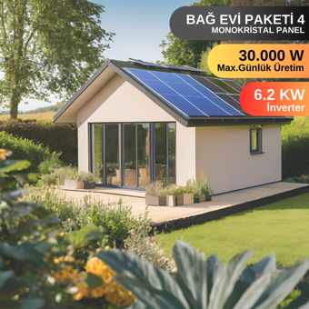 Urlasolar Monokristalli Bağ Evi Paketi (PAKET 4)