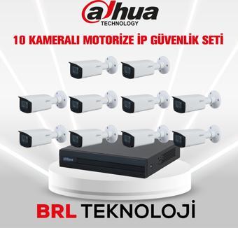 Dahua 10 Kameralı 2 MP Motorize Ip Güvenlik Kamera Seti