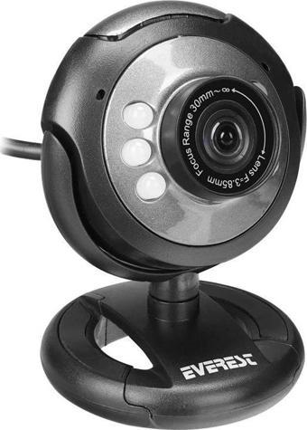 Everest Sc-824 300k Usb Mikrofonlu Görüş Ledli Webcam Pc Kamera
