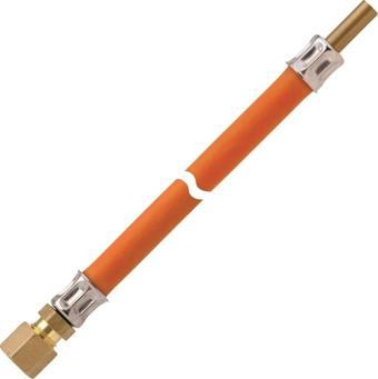 GOK CF8(RVS8)-PS8(RST8) 80cm Bakır Boru Bağlantılı 10 Bar Tekne Gaz Hortumu