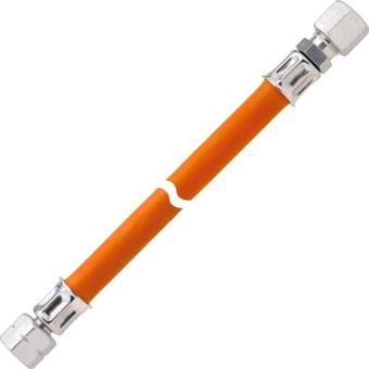 GOK G1/4 - CF8 75cm 8mm Boru Bağlantılı Karavan Gaz Hortumu - Paketli