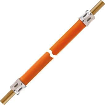 GOK PS8(RST8)-PS8(RST8) 100cm Bakır Boru Bağlantılı 10 Bar Tekne Gaz Hortumu