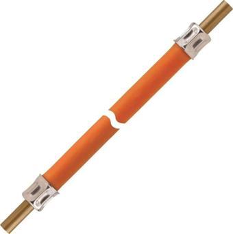 GOK PS8(RST8)-PS8(RST8) 80cm Bakır Boru Bağlantılı 10 Bar Tekne Gaz Hortumu