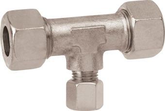 Gok 10-10-8mm Çelik Gaz Borusu Çoklayıcı T Bağlantı Aparatı