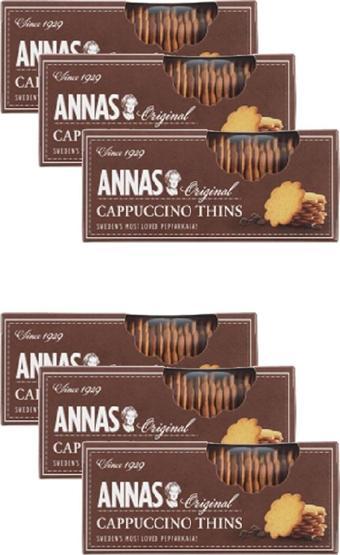 ANNAS CAPPUCCINO THINS 150GR. X 6 ADET