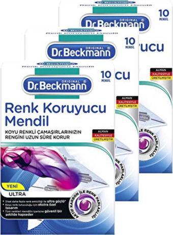 DR BECKMANN RENK KORUYUCU MENDİL 10LU ULTRA X 3 ADET