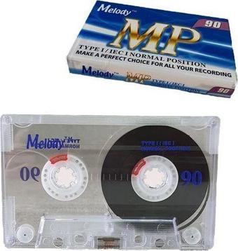 Melody Boş Kaset 90lık - MP Ses Kayıt Kaseti - Teyp Kaseti 