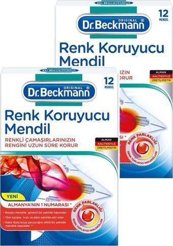 DR BECKMANN RENK KORUYUCU MENDİL 12LİX 2 ADET