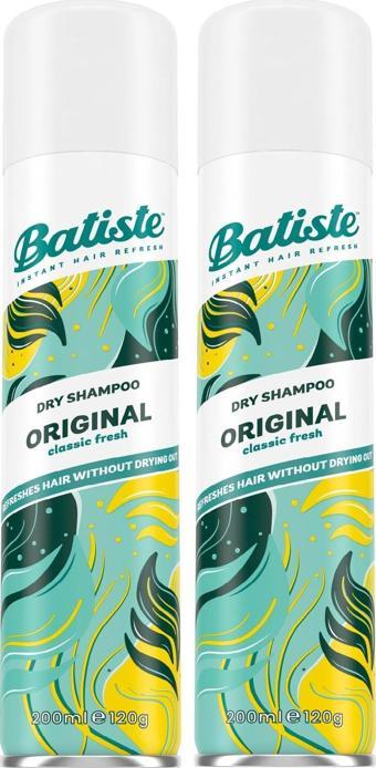 BATISTE KURU ŞAMPUAN ORIGINAL 200 ML  X 2 ADET