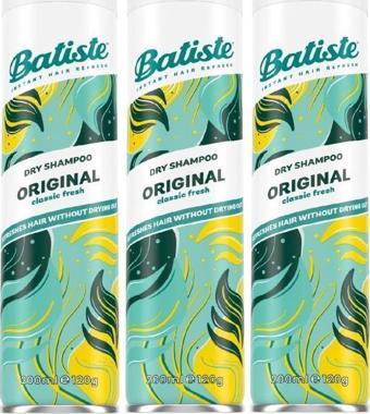 BATISTE KURU ŞAMPUAN ORIGINAL 200 ML  X 3 ADET