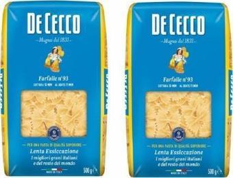 De cecco Farfalle 500 GR - Dececco Kelebek Makarna 500 Gx 2 adet