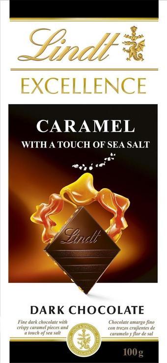 Lindt Excellence Caramel Sea Salt 100 G