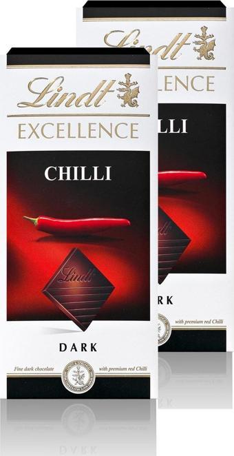 Lindt Excellence Chilli 100 G x 2