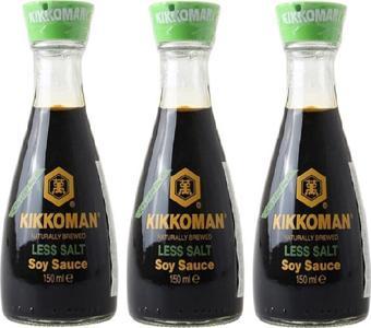 KIKKOMAN DİSPENSER AZ TUZLU SOYA SOSU 150 ML X 3 ADET