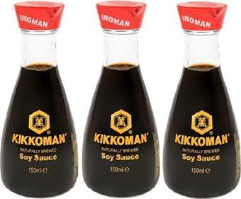 KIKKOMAN DİSPENSER SOYA SOSU 150 ML X 3 ADET