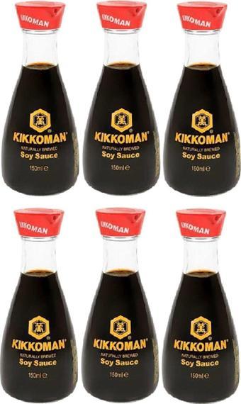 KIKKOMAN DİSPENSER SOYA SOSU 150 ML X 6 ADET