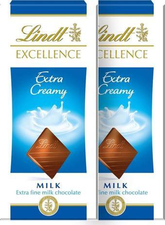 Lindt Excellence Milk Extra Creamy 100 G x 2