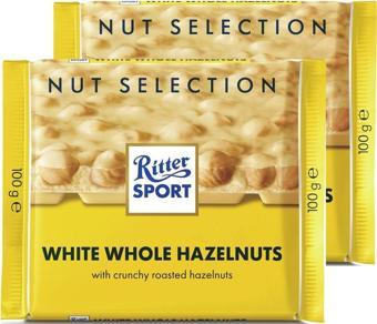 Ritter White Whole Hazelnuts 100 G x 2
