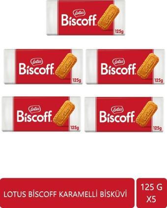 Lotus Biscoff Bisküvi 125 gr Avantaj Paket 5 Adet