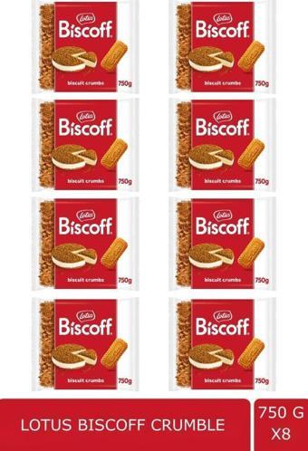 LOTUS BISCOFF CRUMBLE 750GR. X 8 ADET