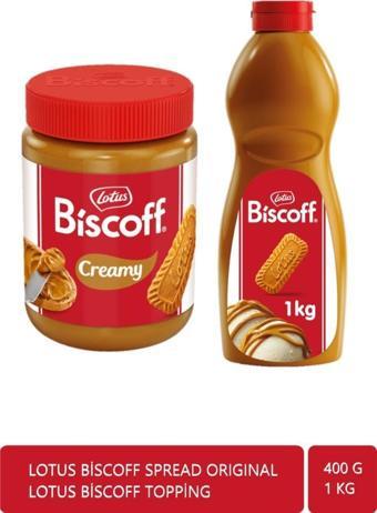 Lotus Biscoff Spread Orıgınal 400gr + Lotus Biscoff Toppıng 1 Kg.