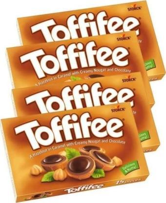 Toffifee Fındıklı Karamelli Çikolata 125gr X 4 Adet Local429