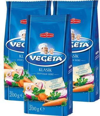 Vegeta Klasik Çeşni 200 G x 3