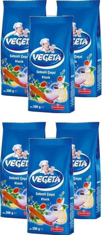 VEGETA KLASİK ÇEŞNİ 200 GR. X 6 ADET