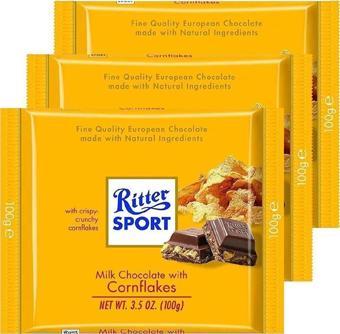 RITTER CORNFLAKES 100 GR. X 3 ADET