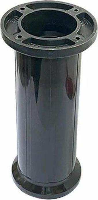 LETTO 15 CM PLASTİK VİDALI AYAK SİYAH