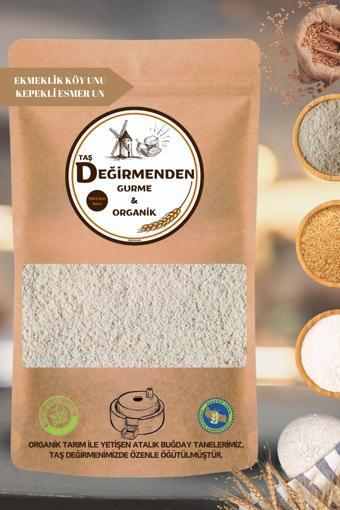 Taş Değirmenden Gurme & Organik Organik Atalık Ekmeklik Köy Unu - Kepekli Esmer Un - 1 Kilo
