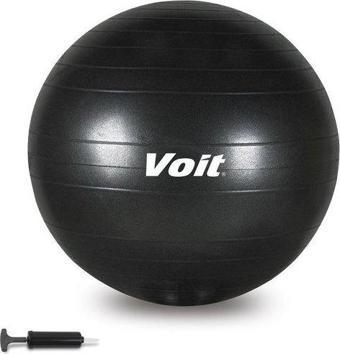 Voit Gymball 65 Cm Siyah Pompalı Pilates Topu