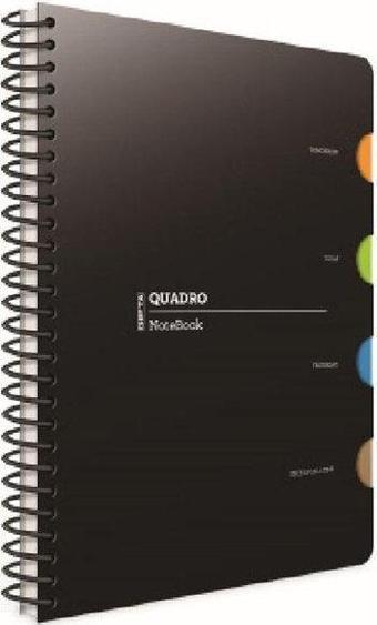 Gıpta Quadro Kareli Spiralli PP Kapak Butik Defter