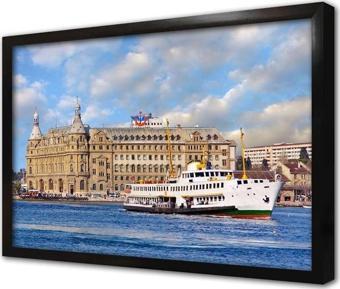Tablosan Haydarpaşa Garı Çerçeveli Mdf Tablo