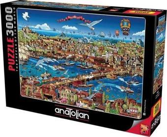 Anatolian 4921 İstanbul 1895 3000 Parça Puzzle