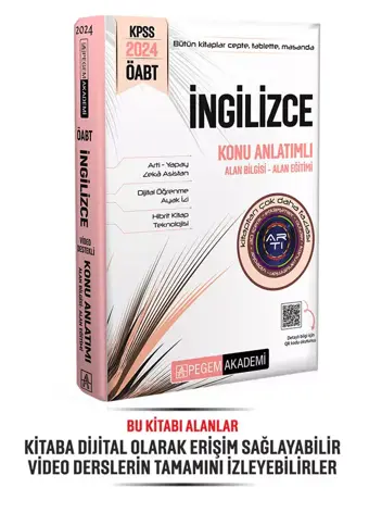 2024 KPSS ÖABT İngilizce Konu Anlatımlı - Pegem Akademi Yayıncılık