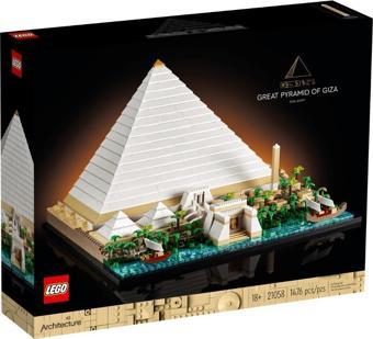 LEGO Architecture 21058 Keops Piramidi +18 Yaş (1476 Parça)