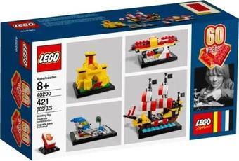 LEGO Iconic 40290 Yapım Parçasının 60 Yılı +8 Yaş (421 Parça)