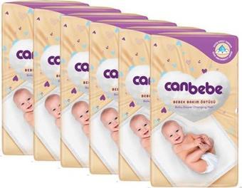 Canbebe Bebek Bakım Örtüsü 60x60 cm 8 li x 6 Adet