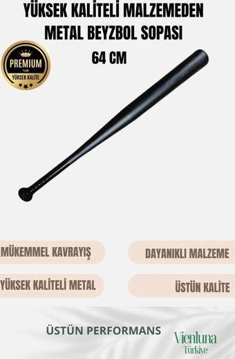 Özel Üretim Üstün Tutuş Sağlayan Kırılmaz Ultra Dayanıklı Metal 28" Baseball Beyzbol Sopası 64 cm