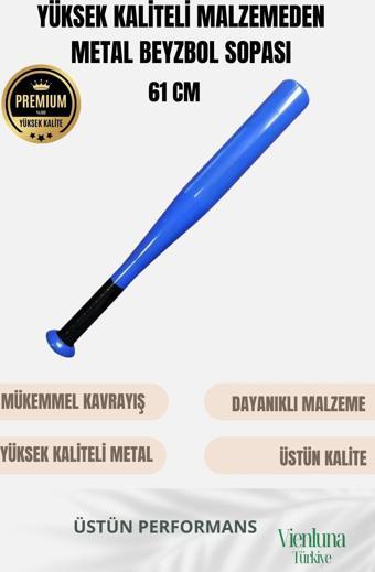 Özel Üretim Üstün Tutuş Sağlayan Kırılmaz Ultra Dayanıklı Metal Süper Baseball Beyzbol Sopası 61 Cm