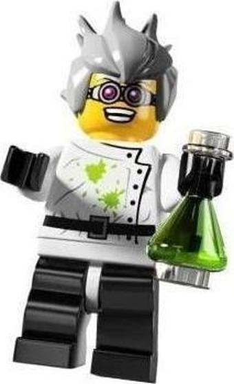 LEGO Minifigür - Seri 4 - 8804 - Crazy Scientist +5 Yaş (1 Parça)