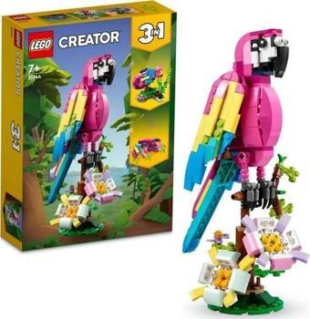 LEGO Classic Creator Egzotik Pembe Papağan 31144