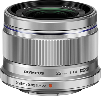 Olympus 25mm F/1.8 Lens (Gümüş)