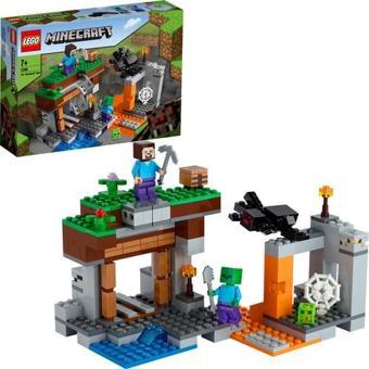 LEGO® Minecraft™ Terk Edilmiş Maden 21166 Minecraft Aksiyon Figürleri ve Oyuncak Örümcek İçeren Zombi Mağara Savaşı Oyun