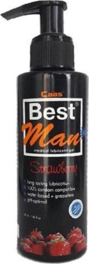 Best Man 150 Ml. Büyük Boy Çilekli Lubricant Jel