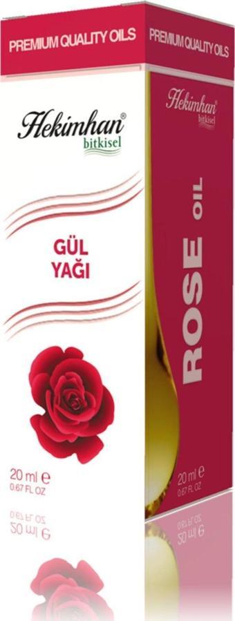 Hekimhan Gül Yağı, Bitkisel Yağ, Organik Yağ, 20 Ml